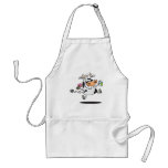 happy cute dairy cow cartoon ice cream milk aprons