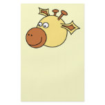 Happy Cute Giraffe. Cartoon Animal. Full Color Flyer