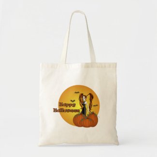 Happy Cute Halloween Witch Bag 2 bag