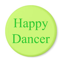 Happy Dancer green magnets by Inspirational_words Happy Dancer green magnets