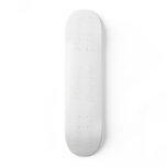 Happy Dancer white script Custom Skate Board