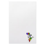 Happy Dancing Clown &amp; Balloons Stationery Paper