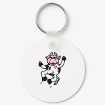 Happy Dancing Cow keychains