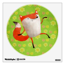 Happy Dancing Fox Wall Stickers