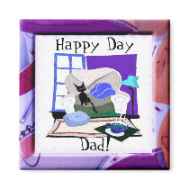 Happy Day Dad Magnet