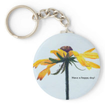 Happy Day Daisy Keychain keychains