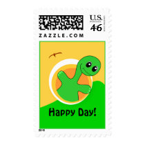 Happy Day Dinosaur Postage postage by BirthdayStampStore Happy Day Dinosaur Postage postage