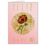 Happy Day Of the Mothers - Red Rose Card