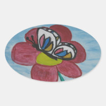 Happy Day! Oval Sticker