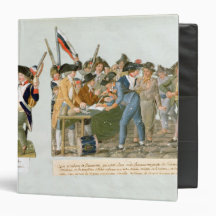 Happy Departure of the Army Volunteers 3 Ring Binders