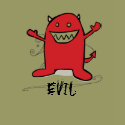 Happy Devil EVIL "Will you still love me" on back t-shirts