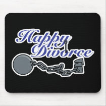 Happy Divorce mousepads