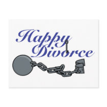 Happy Divorce postcards by doonidesigns Happy Divorce postcards