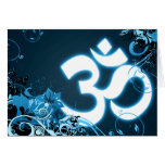 happy diwali : hi-fi om glow greeting cards