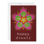 happy diwali : hi-fi rangoli personalized invitations