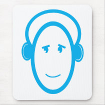 Happy DJ Guy Mouse Mat