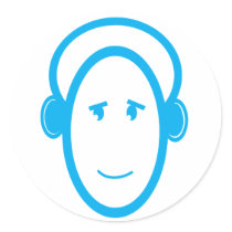 Happy DJ Guy Sticker