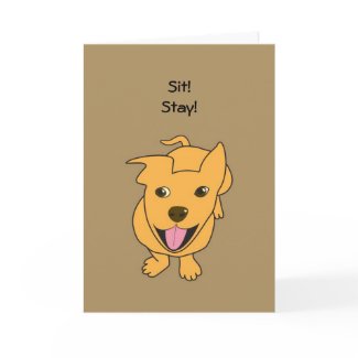Happy Dog Birthday Card