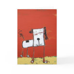 Happy Dog Dog Notecard - Art by Dan Robertson