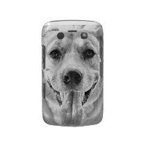 Happy Dog face Blackberry Bold case casemate cases