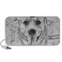 Happy Dog face portable Doodle speaker