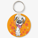 Happy Dog Key Chain keychains by DoggieAvenue Happy Dog Key Chain keychains
