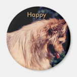 Happy Dog Magnet