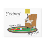Happy Dog - Pet Adoption Postcard