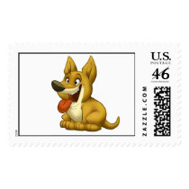 Happy Dog Stamp