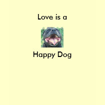 Happy Dog t-shirts