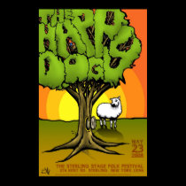 happy dog-w-shp posters
