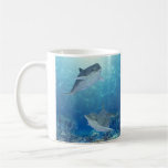 happy dolphins coffee mug