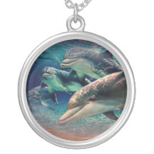 Happy Dolphins Custom Necklace
