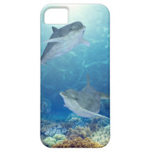 happy dolphins iPhone 5 cover