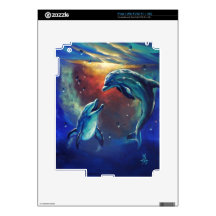 Happy Dolphins Skin For The iPad 2