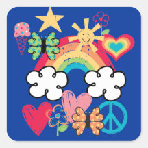 Happy Doodles Stickers