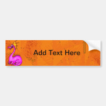 Happy Dragon Bumper Sticker