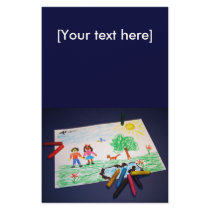 Happy drawing personalized stationery
