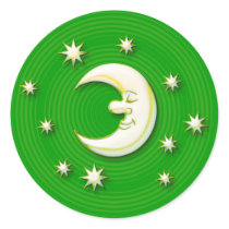 Happy dreaming moon stickers by Kidsplanet Happy dreaming moon stickers