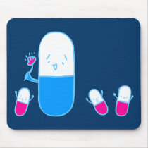 Happy Drugs Doodle Art Mousepad by oodlesdoodles Happy Drugs Doodle Art Mousepad