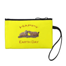 Happy Earth Day Coin Wallets