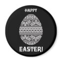 Happy Easter_3 magnets by VioDeBlack Happy Easter_3 magnets