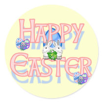 Happy Easter 3 stickers by Giftsforeverything Happy Easter 3 stickers