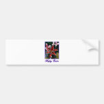 Happy Easter b Purple Tiger Lily The MUSEUM Zazzle Bumper Stickers