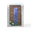 Happy Easter - Blue Dephinium cards