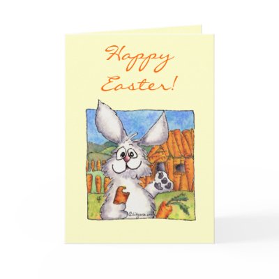 Happy Easter Bun in a Million Card by zooogle
