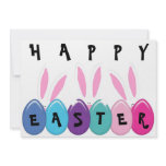 Happy Easter Bunnies And Eggs, Egg Hunt Invite
