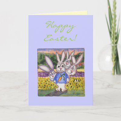 happy easter bunnies. Happy Easter Bunnies Egg Hunt