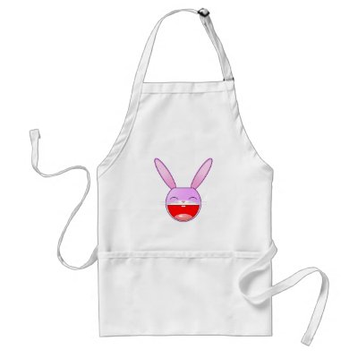 Happy Easter Bunny Aprons by Skedoodle
