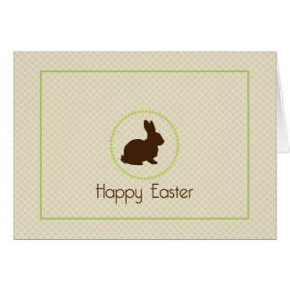 Happy Easter Bunny Card card